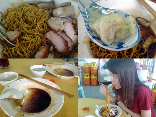 Wan Tan Mee at OK restaurant, Petaling Jaya SS2