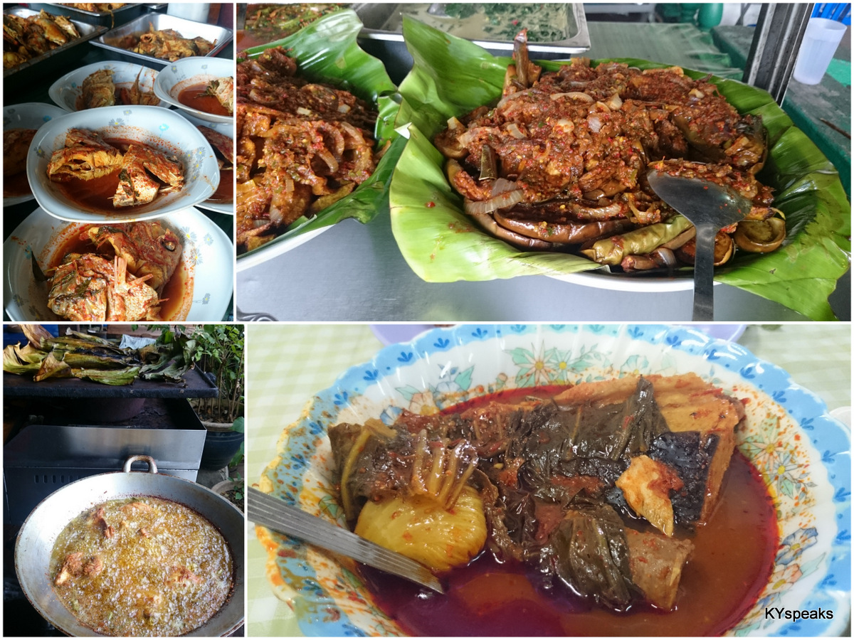 the all important Asam Pedas (bottom right)
