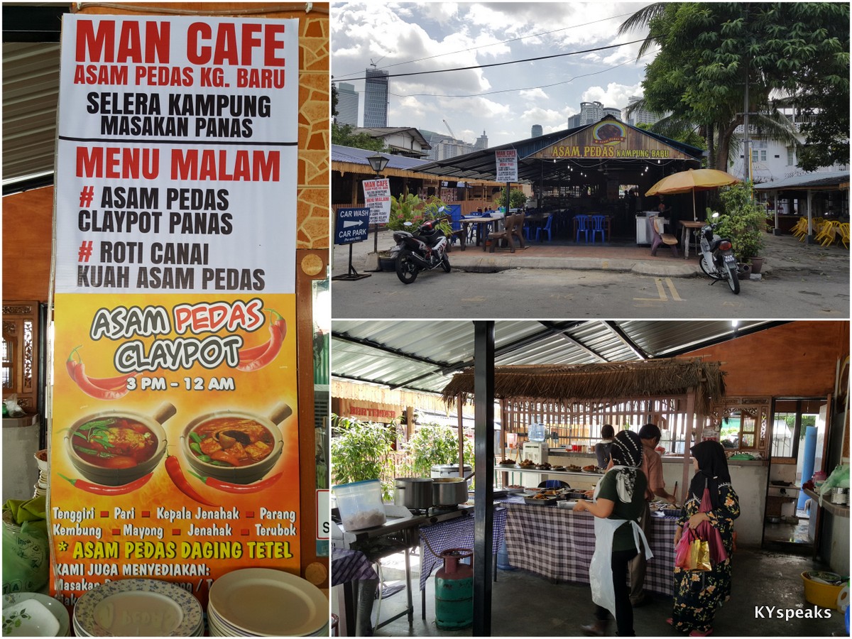 Kyspeaks Ky Eats Asam Pedas Kampung Baru Man S Cafe Selera Kampung