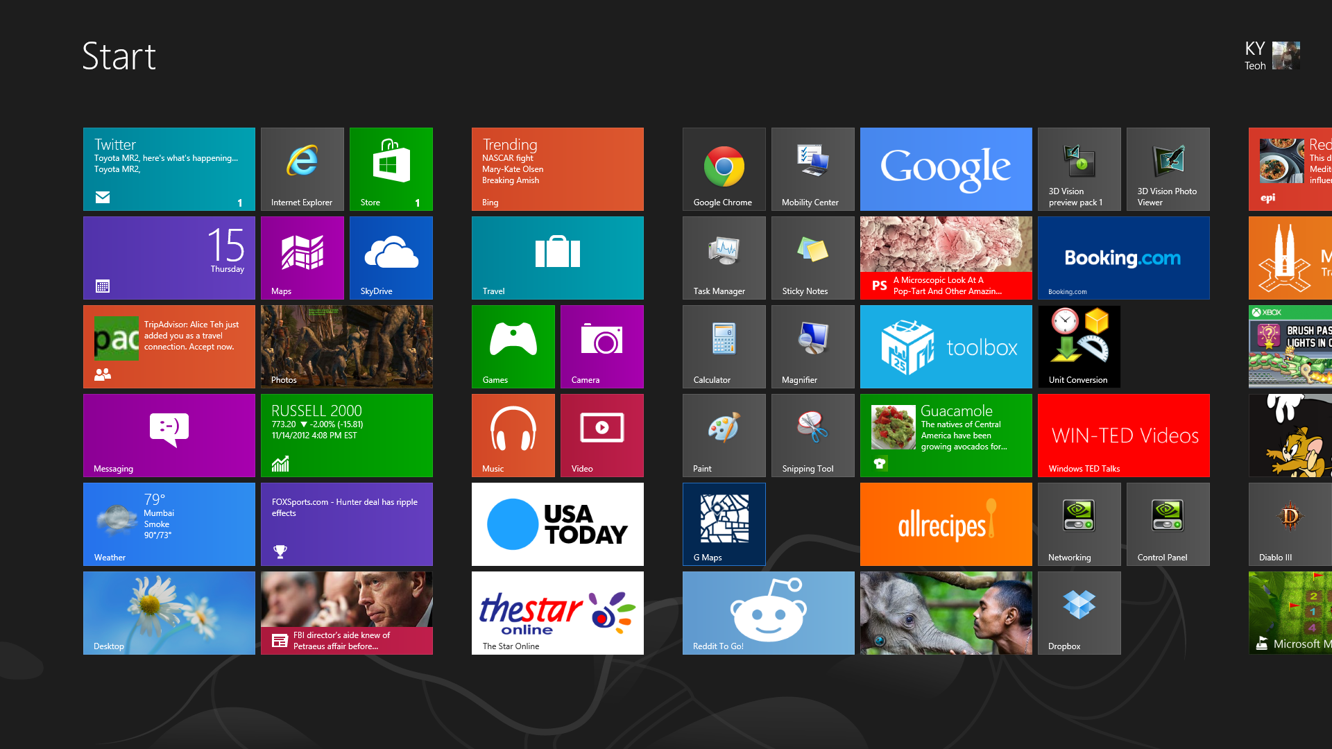 10 things I like about Windows 8
