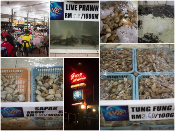 New Gaya Seafood at Kota Kinabalu, Sabah