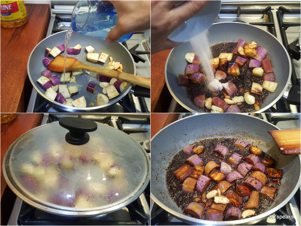 this fry brinjal dish is done within 5 minutes