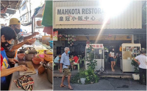 Mahkota Restoran at Kangar morning market, Perlis