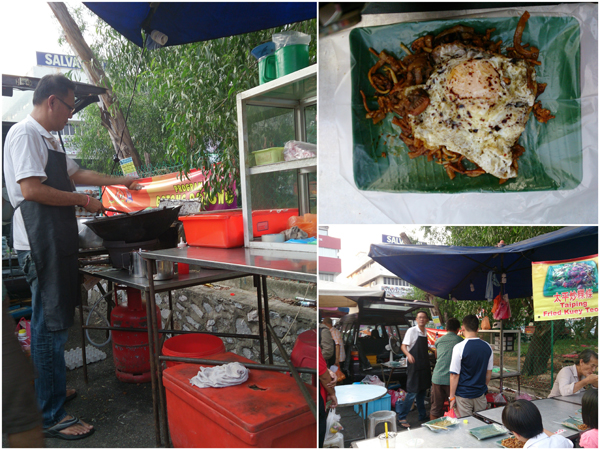 the char kuih teow stall, opposite McDonald's at SS2