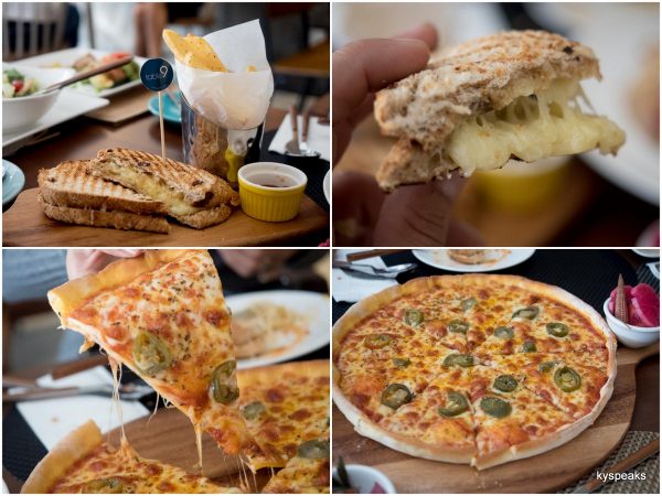 gorgonzola & maple panini, pizza jalapeno