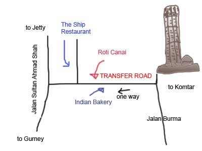 penang transfer road roti canai