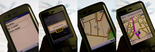 Nokia N82 with Garmin GPS Software