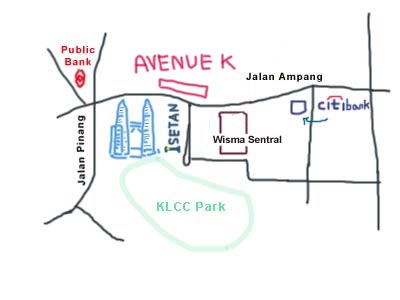 map of Avenue K
