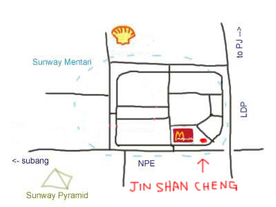 map to Steamboat at Jin Shan Cheng