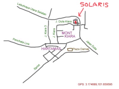 map to Solaris Mont Kiara