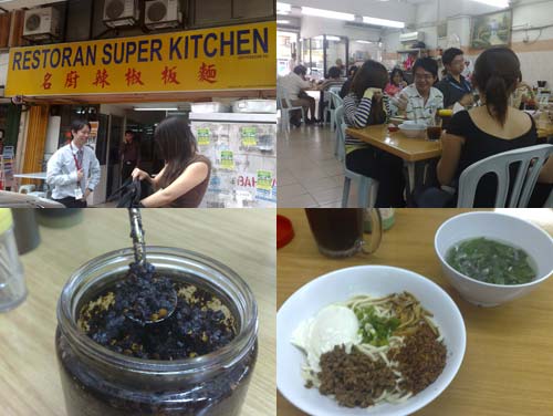 Super Kitchen Chili Pan Mee opposite Kin Kin