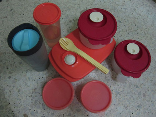 my tupperware collections