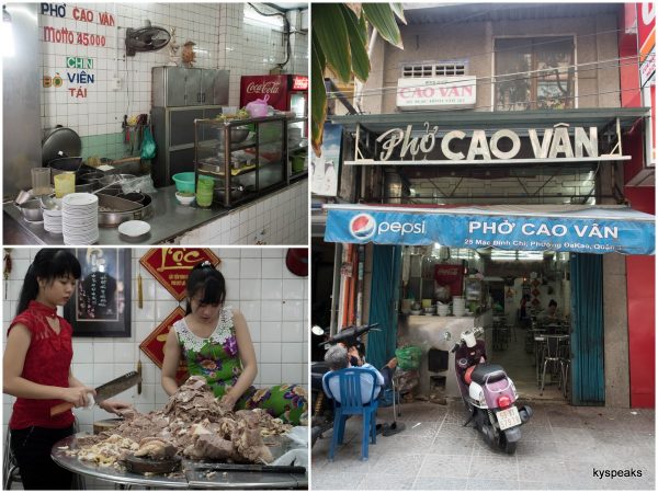 Pho Cao Van, at District 1, Ho Chi Minh City