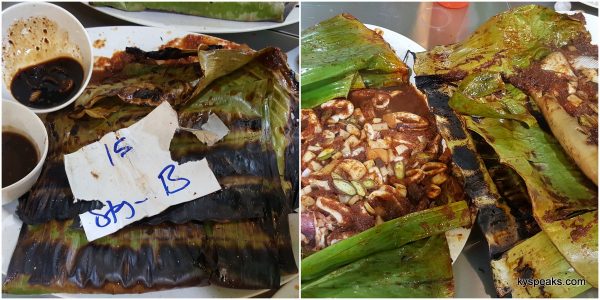 all wrapped up in banana leaf, the only way!