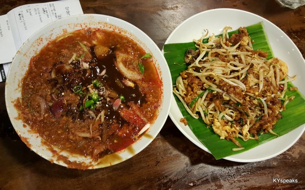 asam laksa is good, and char kuih teow more than decent
