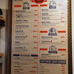 Burgertory menu