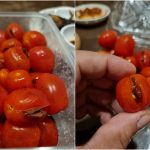 cherry tomato with dried sour plum