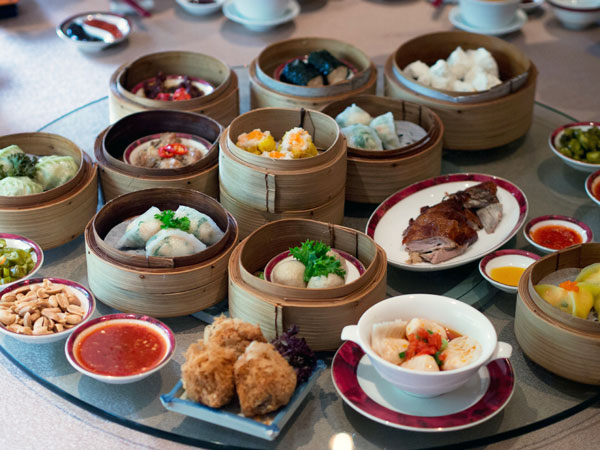 our dimsum spread, of course to be shared