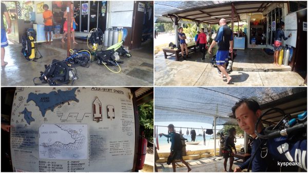 Aqua Sport Divers, the only dive center at Pulau Kapas