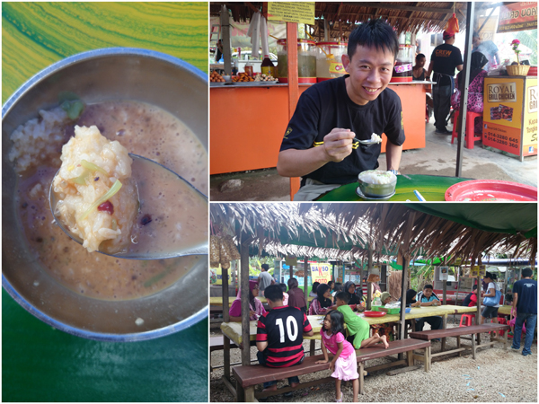 I really love tapai on cendol, you don't find it everywhere