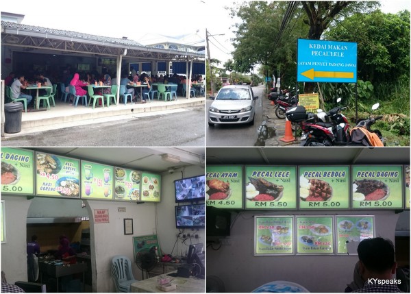 Kedai Makan Pecel Lele, Padang Jawa