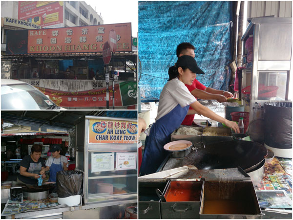 Ah Leng char kuih teow at Kafe Khoon Hiang