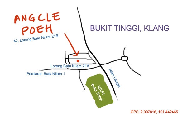 map to Angcle Peoh, Bukit Tinggi