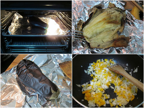 the key is to roast the eggplant first
