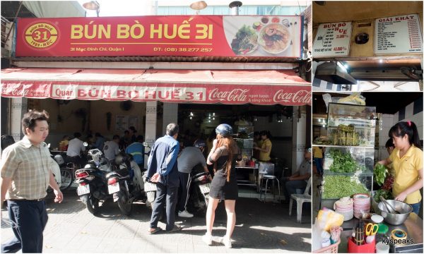 Bun Bo Hue 31, at District 1, Ho Chi Minh City
