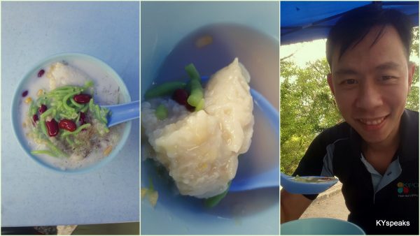 love my cendol with pulut or tapai