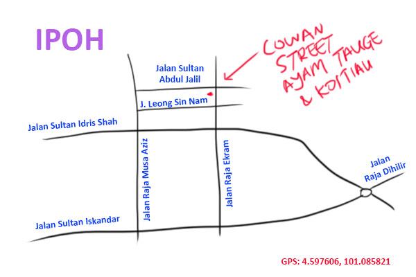 map to cowan street restaurant
