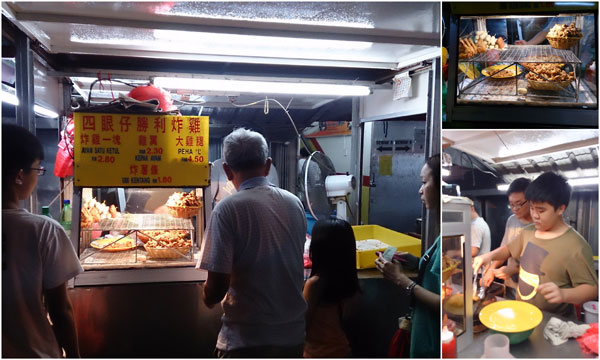 Sei Ngan Zai fried chicken stall at Jalan Sayur