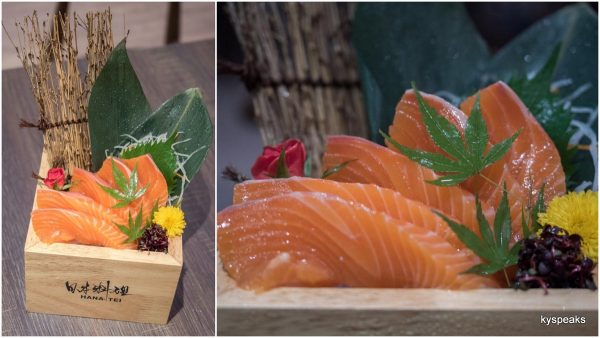shake sashimi (thick cut salmon)