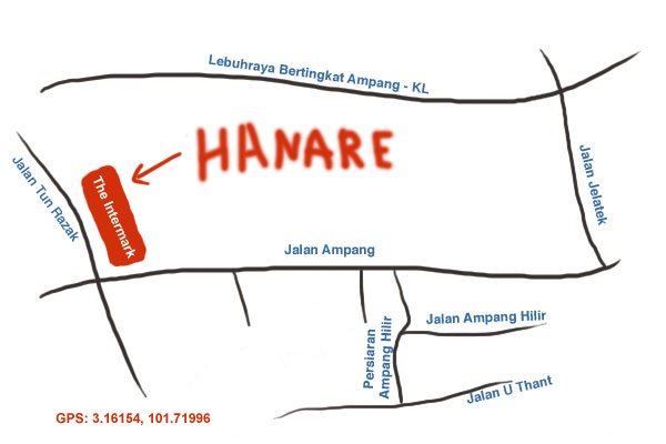map to The Intermark