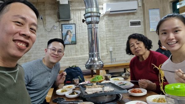 family time at Jeju island