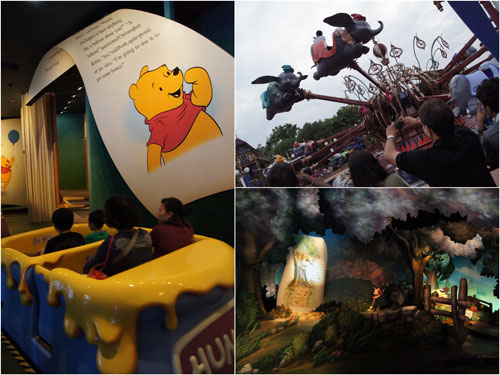 the many adventure of Winnie the Pooh, Dumbo's flying circus