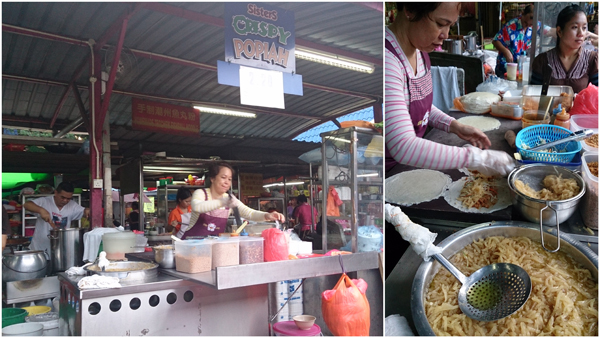 the pohpiah stall at Imbi market