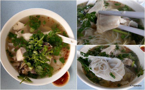 fish head noodle with "soong fish"