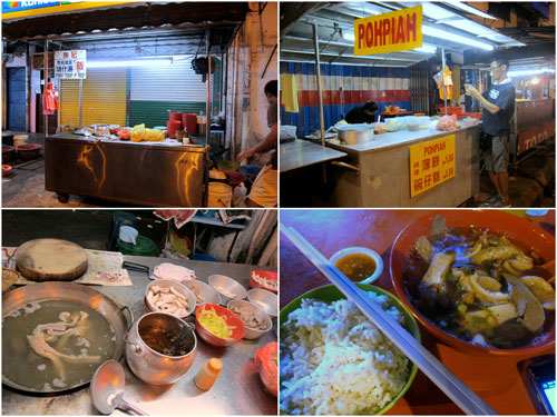 hawker stalls at Jalan Peel, Cheras