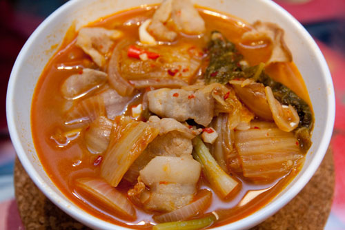 glorious bowl of Kimchi Jiggae