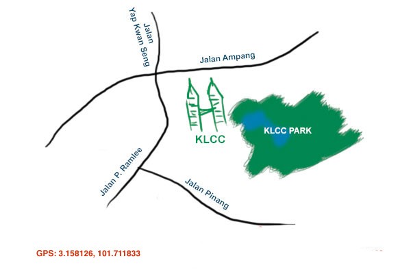 map of KLCC