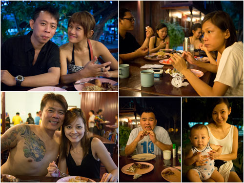 KY, Haze, Terence, Celine, James, baby and mom, Lydia & the rest