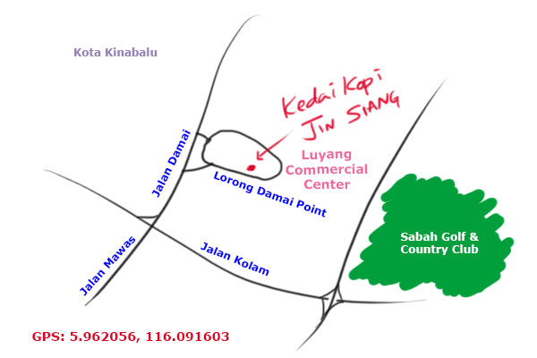 map to Jin Siang prawn mee