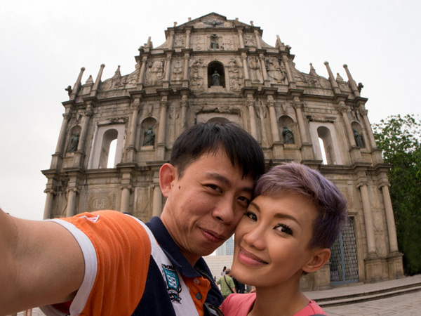 obligatory Macau photo at St. Paul's church