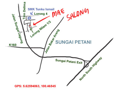 direction map to Mae Salong