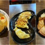 shoyu soup ramen, gyoza, Nagoya mazesoba