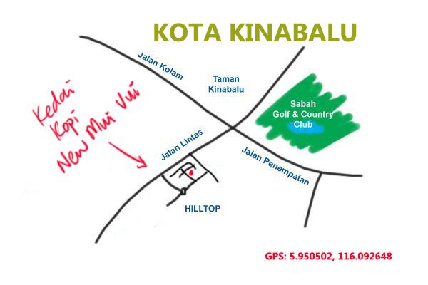 map to new mui vui, Kota Kinaabalu