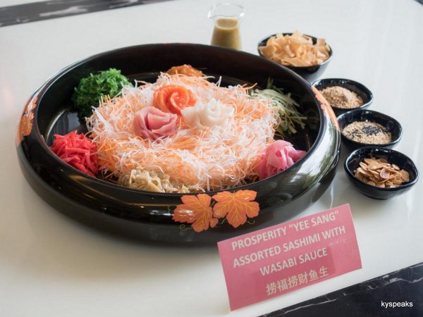 Prosperity “Yee Sang” Assorted Sashimi with Wasabi Sauce