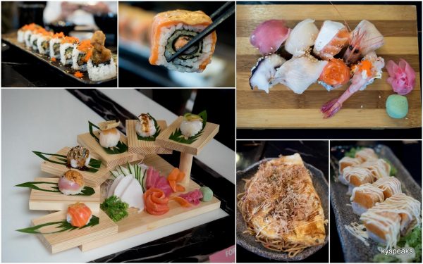 Fortune Sushi & Sashimi Platter, maki