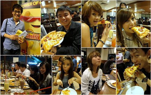 pizza hut makan gang!